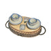 Artisan-painted Tea Time for Two with Teacups Limoges box from France, a cherished collectible