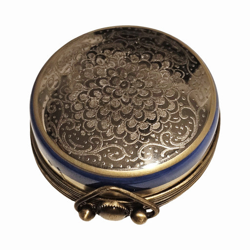 Red pocket watch Authentic Limoges Box