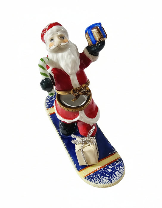 Santa on Snowboard