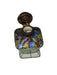 Colorful Flowers on Tent Bottle | Authentic Limoges Box
