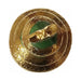 Fine art lovers will admire this Gold Garland Christmas Tree Limoges box