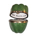 Gift idea for someone who loves France: Medium Green Pepper Limoges box