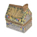 Treasured French collectible: Yellow Cottage House Limoges box, painted by hand