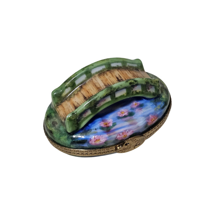Monet Bridge Limoges Box for Art Lovers Porcelain Limoges art travel monuments French Trinket Box