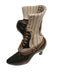White Black Striped Victorian Boot Authentic Limoges Box