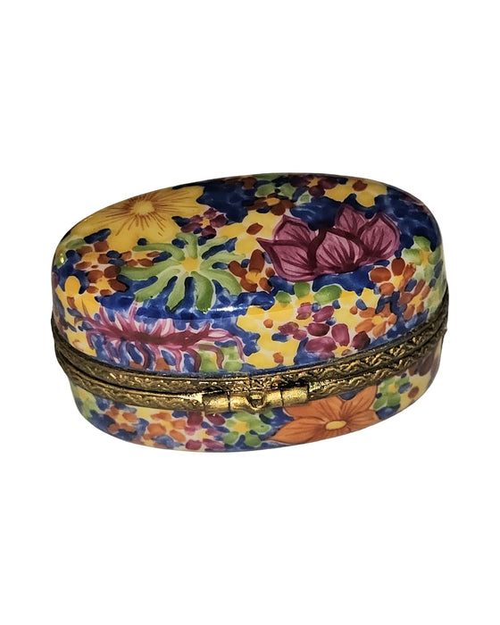 Colorful Floral on Oval