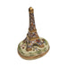 Artisan-painted White Eiffel Tower with Balloons Limoges box from France, a cherished collectible