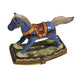 Christmas Rocking Horse Sheriff Limoges Box Figurine Authentic Limoges Box