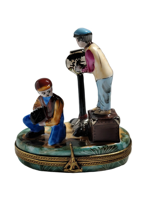 Director of Movie Film Camera Limoges Box Figurine Authentic Limoges Box