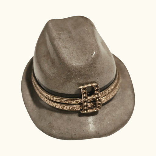 Billionare Fedora Hat Authentic Limoges Box