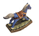 Christmas Rocking Horse Sheriff Limoges Box Figurine Authentic Limoges Box