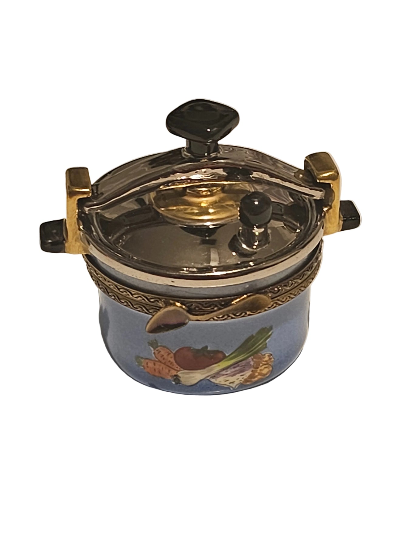 Turkey in Pressure Cooker Limoges Box Authentic Limoges Box
