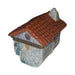 Treasured French collectible: White House with Red Roof Cottage Limoges box, painted by hand