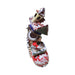 Painted details on the Santa Workshop Boot Limoges box, French art in miniature