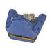 Painted details on the Blue Comfy Chair with Book Limoges box, French art in miniature