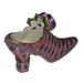 Pink Purple French Shoe Box Figurine Authentic Limoges Box