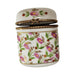 A thoughtful gift for Francophiles: the Madame Pompadour Tall Flat with Pink Flowers Limoges box