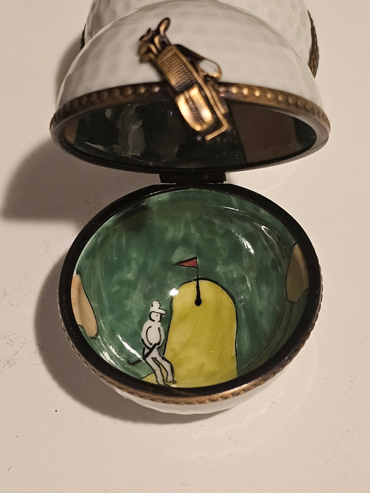 Golf Ball w Flag Painting Inside