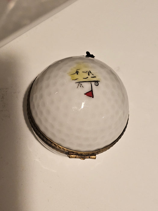 Golf Ball w Flag Painting Inside