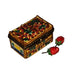 Strawberry Delight for Gourmet Enthusiasts Porcelain Limoges fruit French Trinket Box