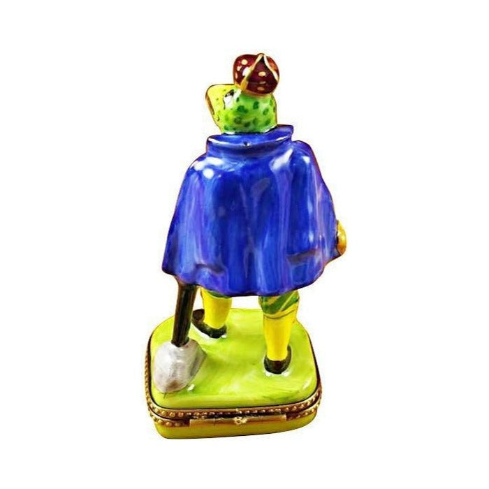 Gift idea for someone who loves France: Tall Frog Prince Limoges box