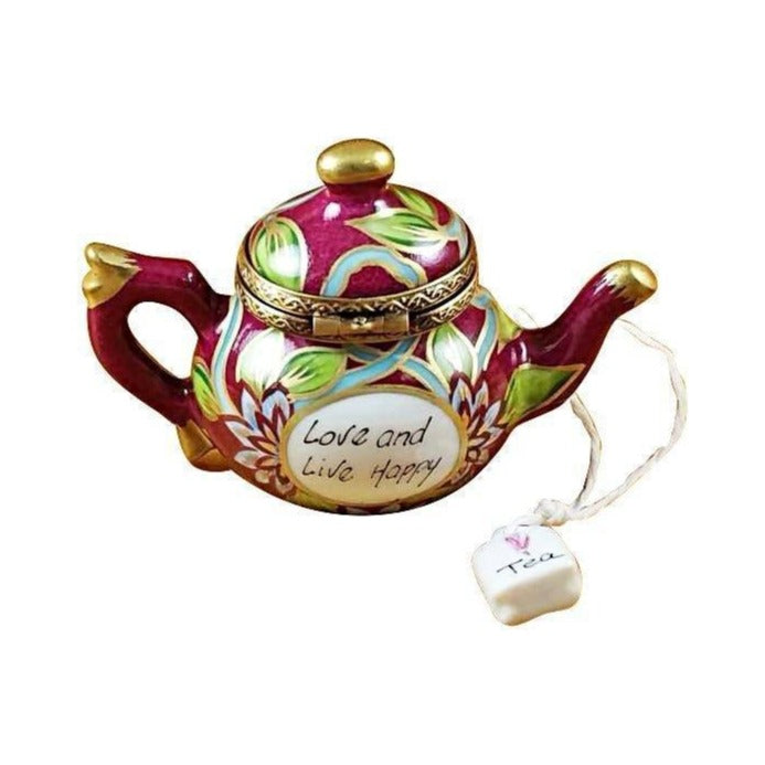 A thoughtful gift for Francophiles: the Teapot Love Live Happy Limoges box