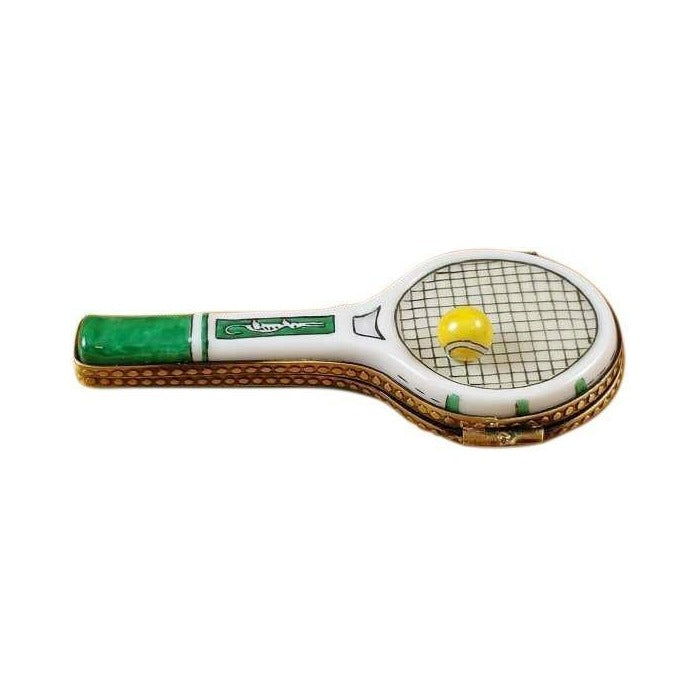 The painter's artistry shows on this Tennis Racquet Limoges box