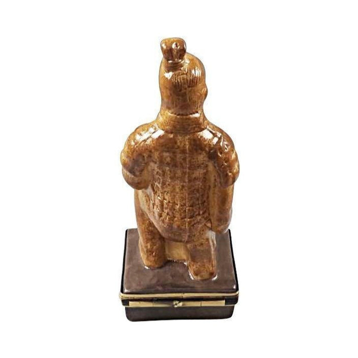 Terracotta Soldier China Limoges box painted by hand in Limoges, France, a gift to treasure