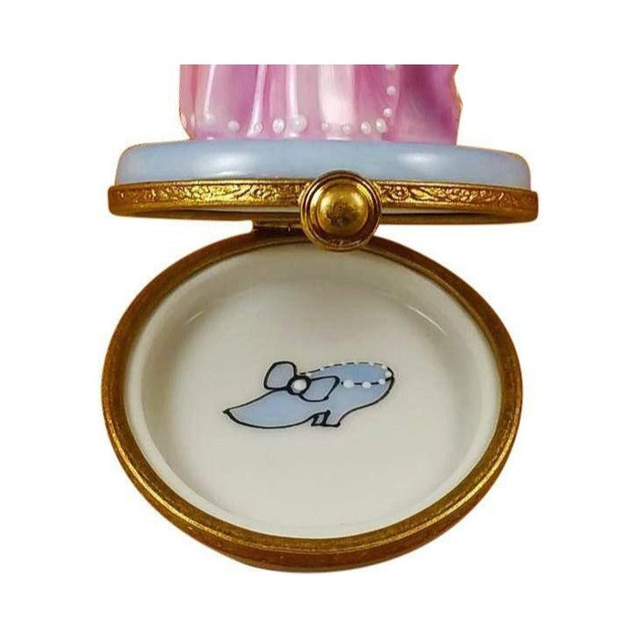 Every brushstroke by hand on the Princess Maybe Cinderella Limoges box from France