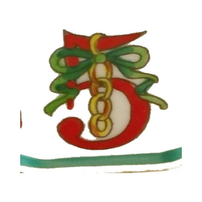 Treasured French collectible: Twelve Days of Christmas with Removable Wreath Limoges box, painted by hand