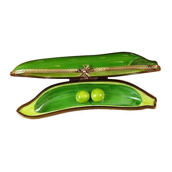 Two Peas in a Pod Limoges Box – Handcrafted French Porcelain
