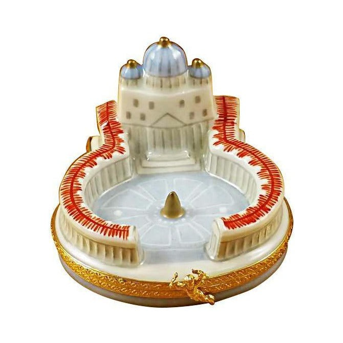 Authentic Rochard Vatican Limoges box, hand-painted in France, from Limoges Boutique