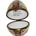 Vibrant Limoges Egg for Collectors Porcelain Limoges egg French Trinket Box