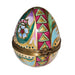 Vibrant Limoges Egg for Collectors Porcelain Limoges egg French Trinket Box