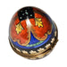 Vibrant Egg for Elegant Gifting Porcelain Limoges egg French Trinket Box
