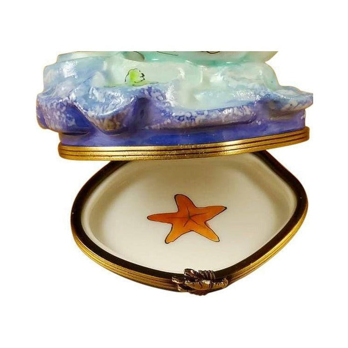 Gift idea for someone who loves France: Whale with Baby Limoges box