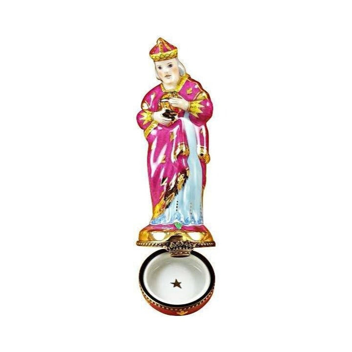 The Wiseman Red Coat, a Limoges keepsake with true French charm