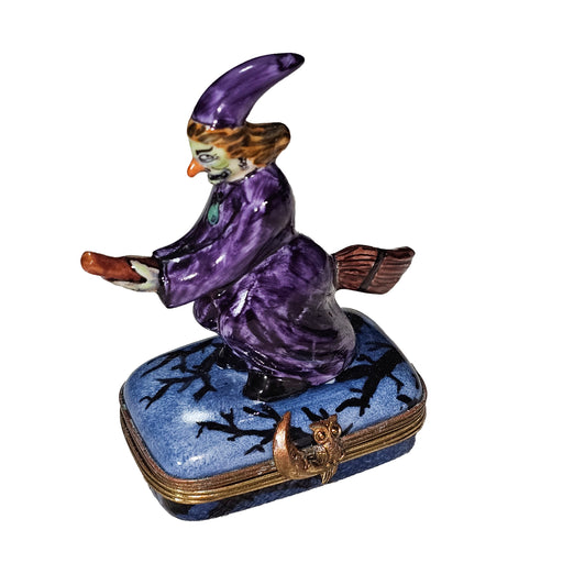 Witch Limoges Box for Halloween Enthusiasts Porcelain Limoges halloween French Trinket Box