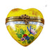 Yellow Butterfly Heart by Rochard, an authentic French Limoges box from Limoges Boutique