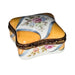 Yellow Floral Limoges Box for Elegant Decor Porcelain Limoges Square French Trinket Box