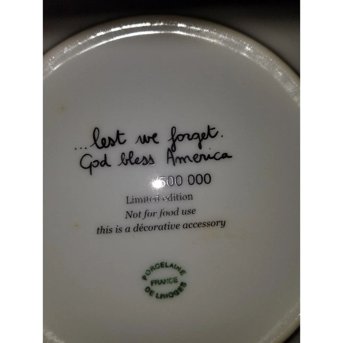 Firefighter Tribute Limoges Box Porcelain Limoges monuments new york Limoges united French Trinket Box