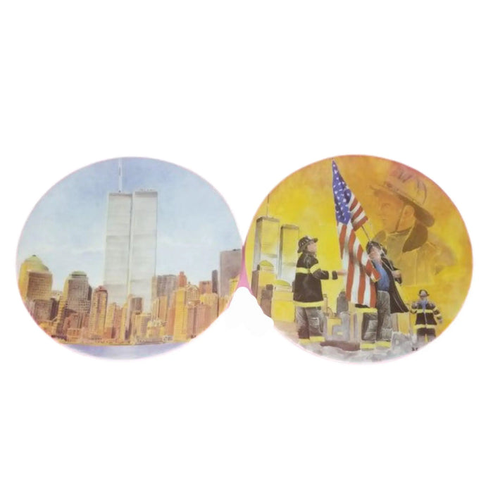 Firefighter Tribute Limoges Box Porcelain Limoges monuments new york Limoges united French Trinket Box