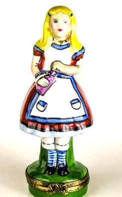 Alice in Wonderland Limoges Box Figurine - Limoges Box Boutique