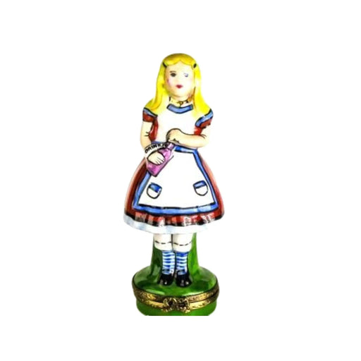 Alice in Wonderland Limoges Box for Collectors Porcelain Limoges Fairy Fairy Tale myth French Trinket Box
