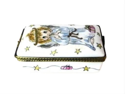 Angel Limoges Box for Collectors Porcelain Limoges Angel French Trinket Box