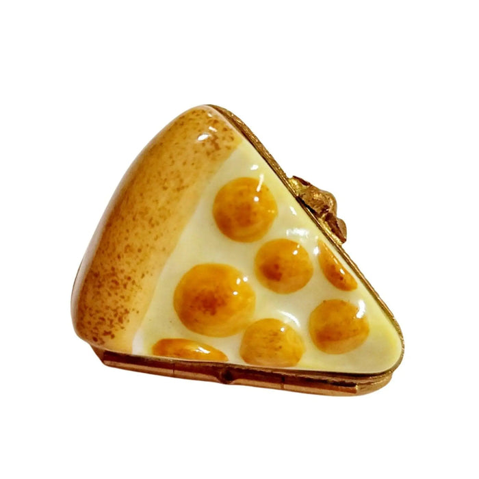 Apricot Flan Box for Collectors Porcelain Limoges Dessert French Trinket Box