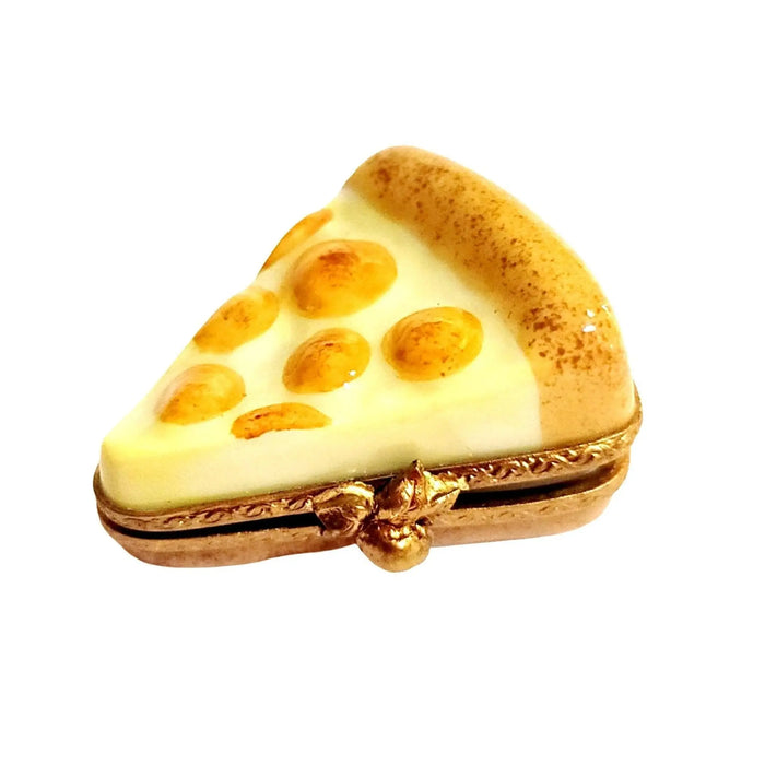 Apricot Flan Box for Collectors Porcelain Limoges Dessert French Trinket Box