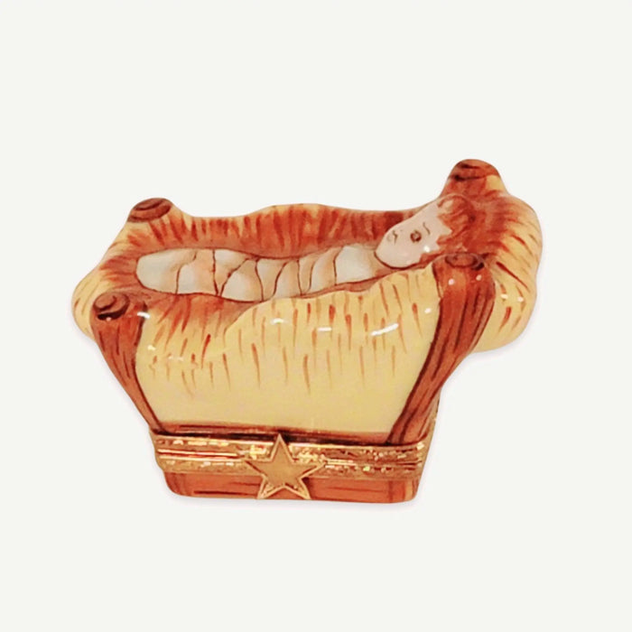 Nativity Set for Holiday Collectors Porcelain Limoges Nativity French Trinket Box