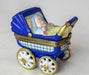 Baby Carriage Blue Limoges Box Figurine - Limoges Box Boutique