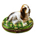 Basset Hound Limoges Box for Dog Lovers Porcelain Limoges dog French Trinket Box
